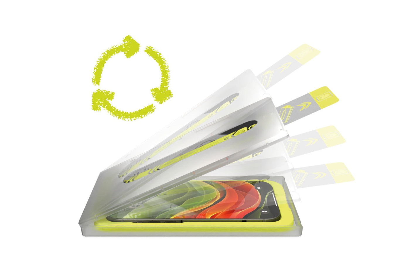 Screen Protector for iPhone 16, 2 pcs, Full Coverage, with Applicator