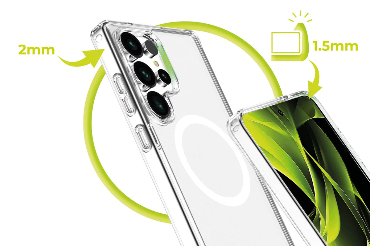 Easy Hybrid MagSafe Case for Samsung Galaxy S25 Ultra, Clear