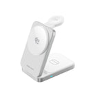 3in1 Qi2 25W Foldable Charging Stand PW35 Silver MagSafe Compatible