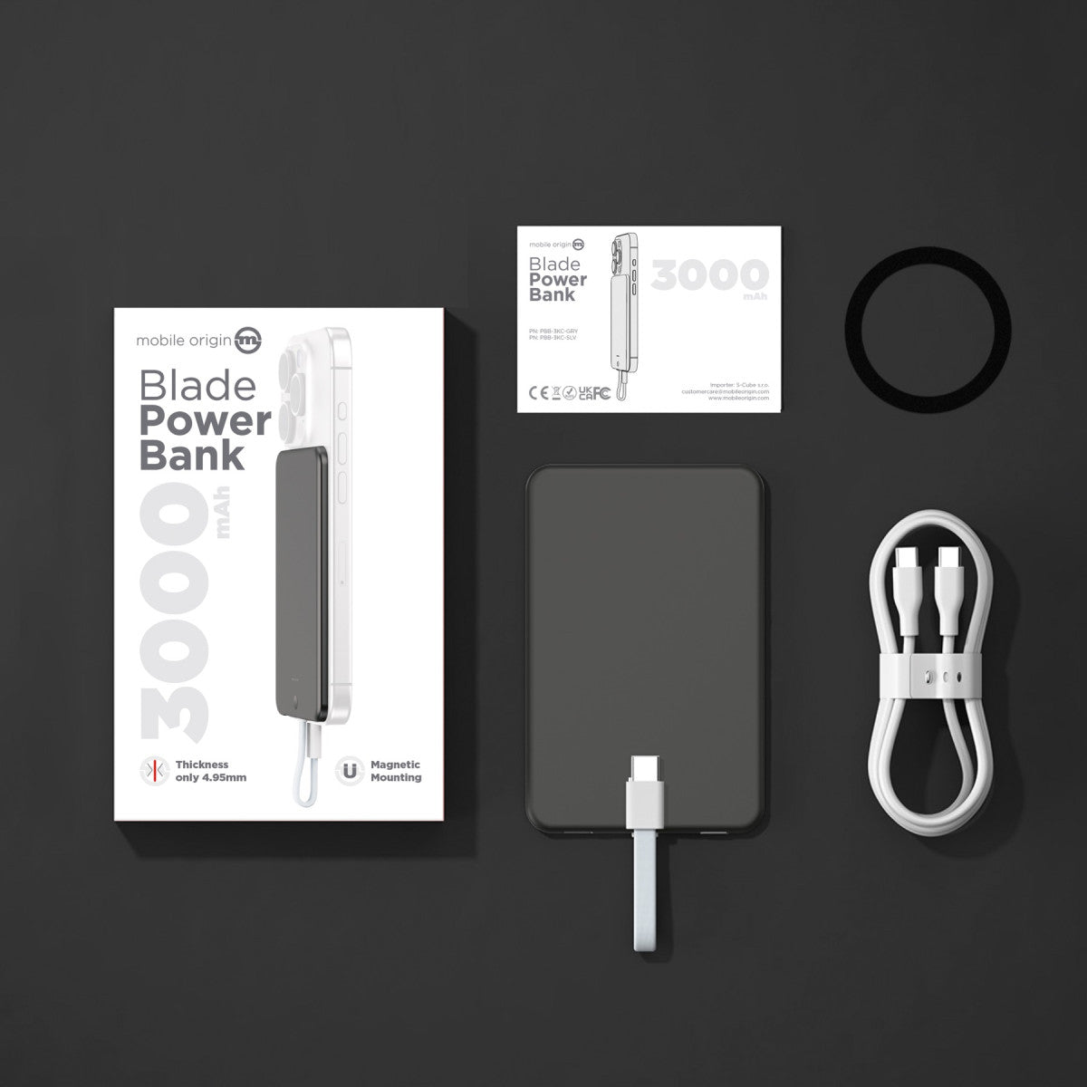 Blade PowerBanka 3000mAh – šedá