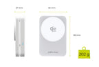 3in1 Qi2 25W Foldable Charging Stand PW35 Silver MagSafe Compatible
