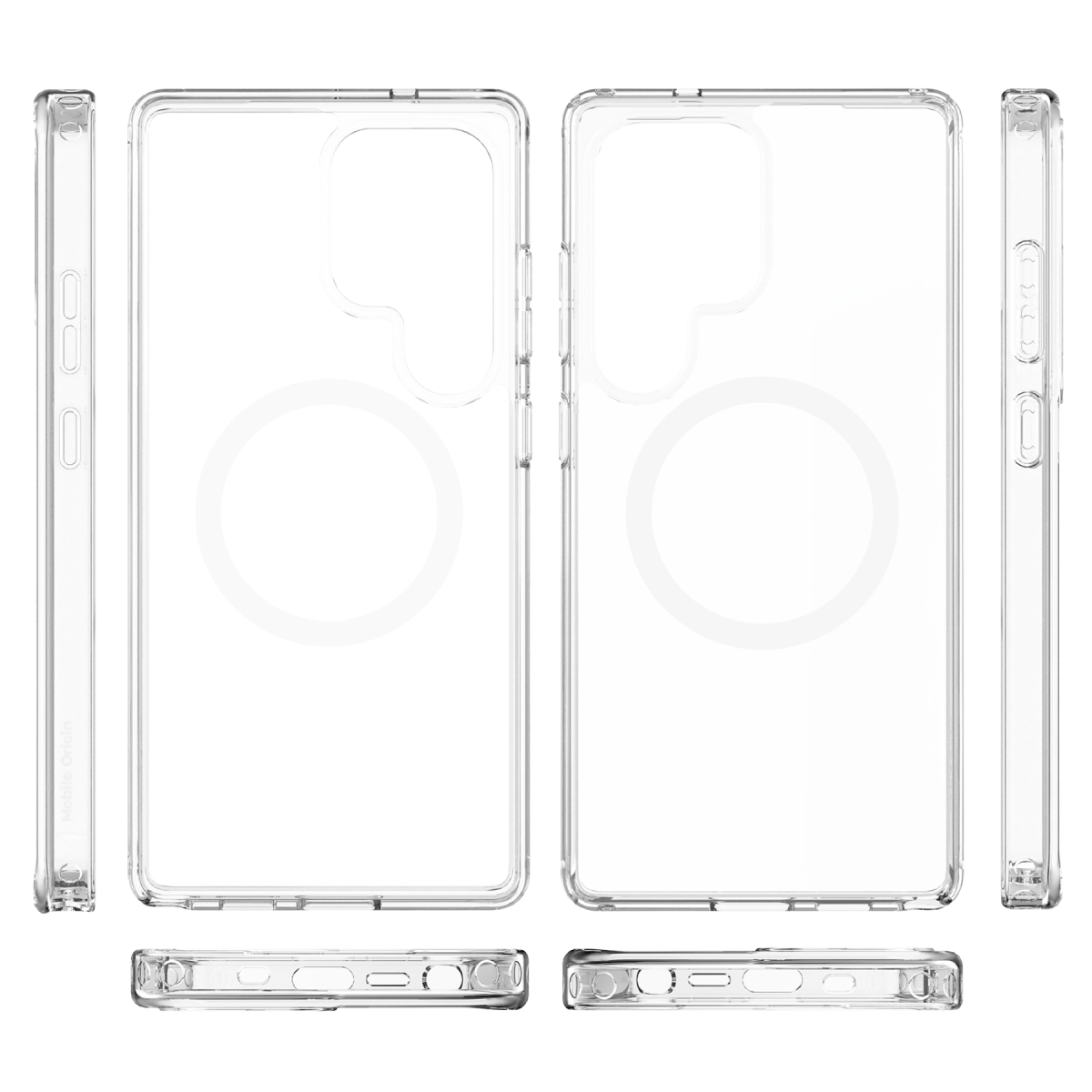 Easy Hybrid MagSafe Case for Samsung Galaxy S25 Ultra, Clear