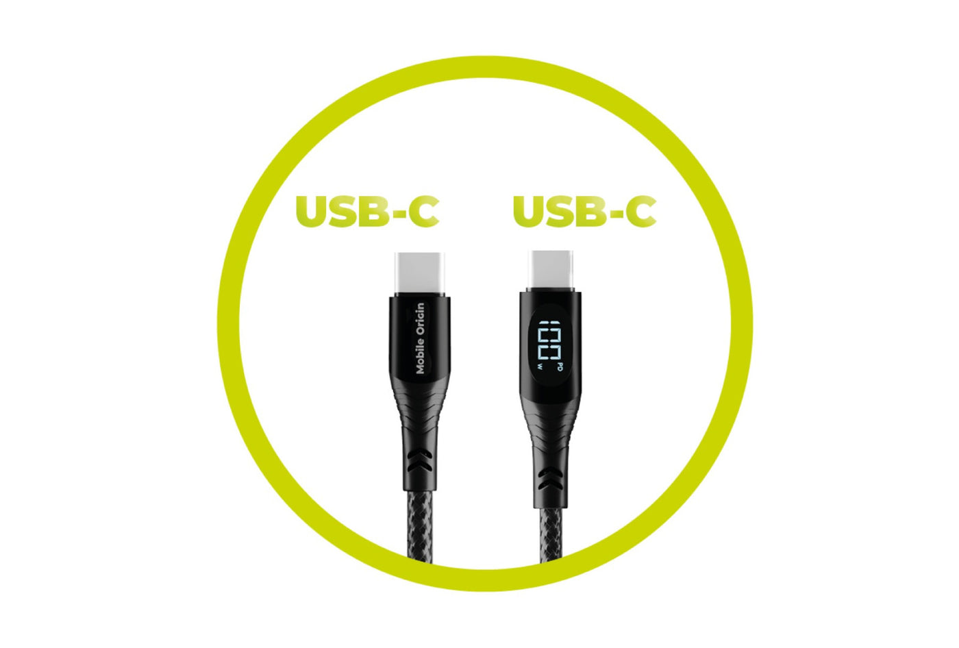 Display Cable USB-C to USB-C CB2, 100W, 480 Mb/s, 1.5m, Black
