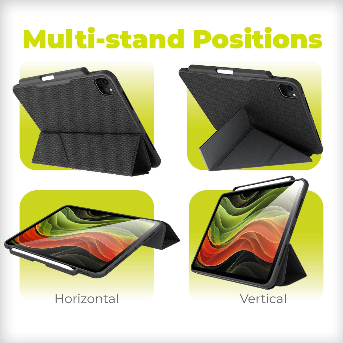 Flip Case for iPad Pro 11" M2 (4th gen), Black