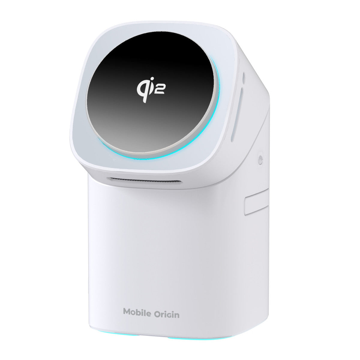 Bezdrátová automatická nabíjecí stanice 3v1 Qi2 MagSafe PW11, 20W, Bílá