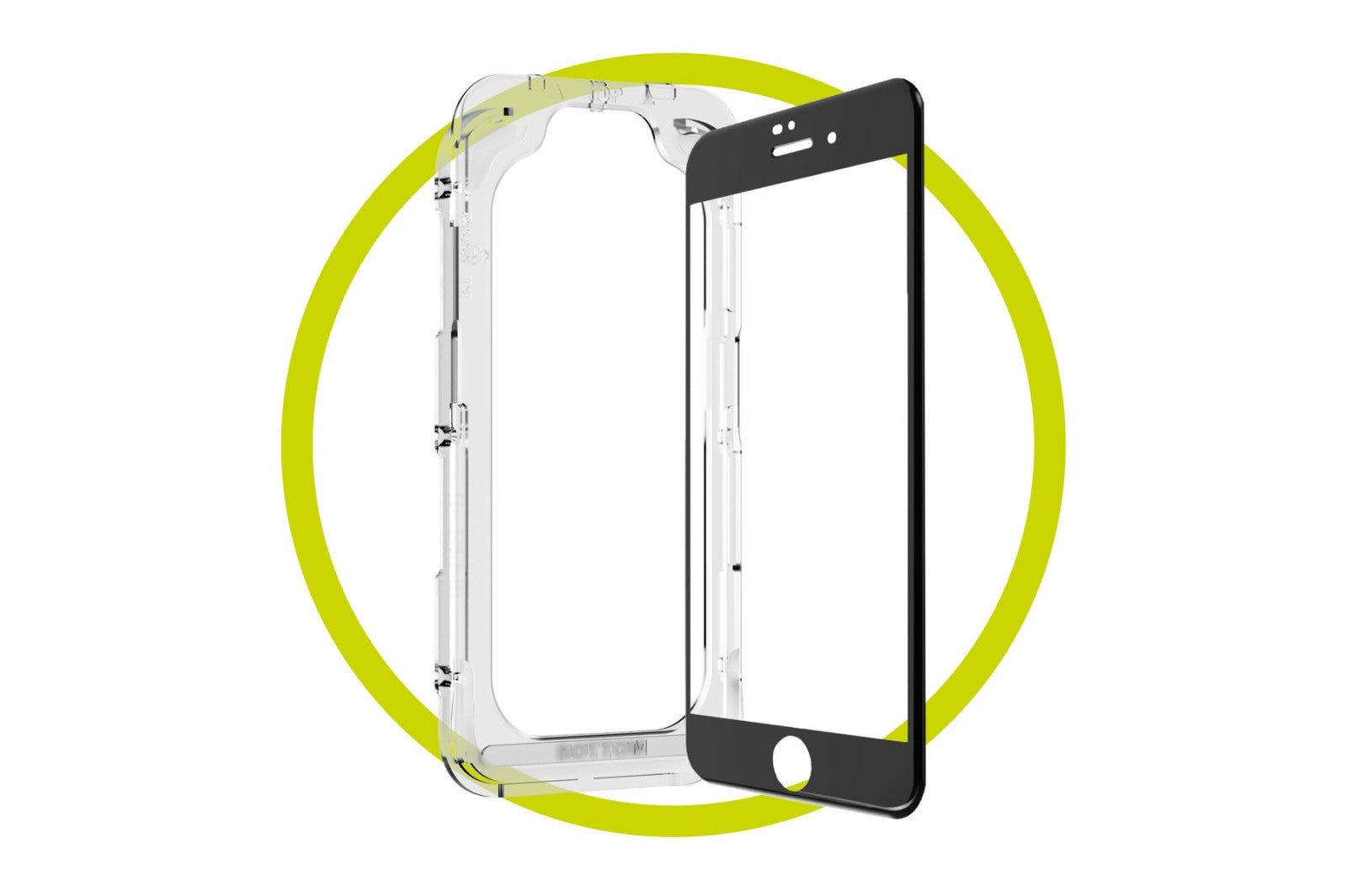 EasyGlass Screen Protector with Applicator, 2 pcs, for iPhone SE 2022 / iPhone 2020 / iPhone 8 / iPhone 7