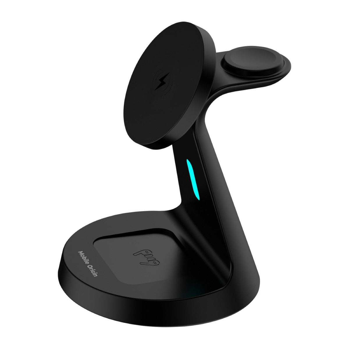 Wireless Magnetic Stand 3-in-1 MagSafe PW9, 18W, Black