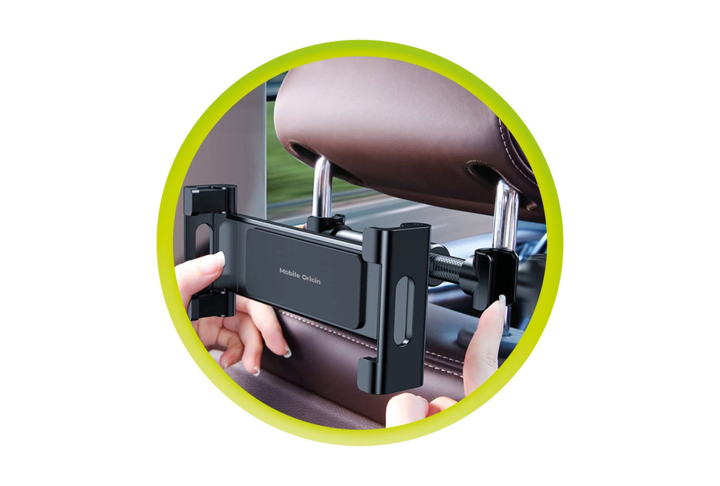 Car Tablet Mount for Headrest CA5, Black