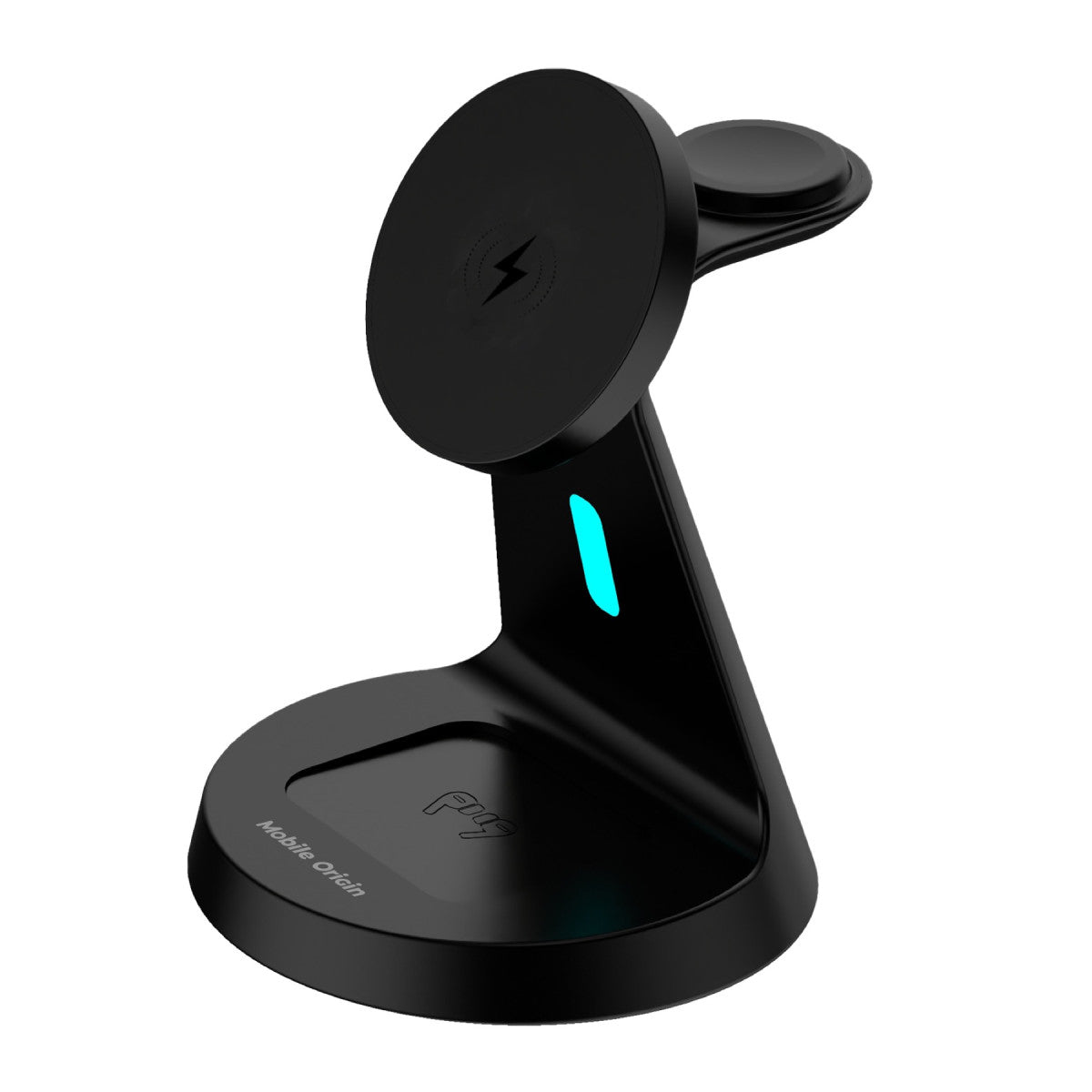Wireless Magnetic Stand 3-in-1 MagSafe PW9, 18W, Black