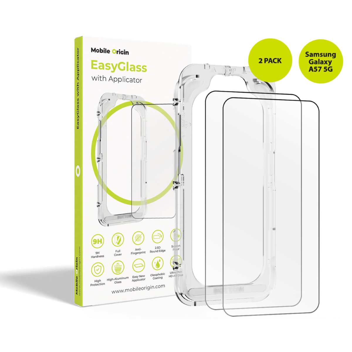 Ochranné sklo EasyGlass s aplikátorem, 2 ks, pro iPhone Air