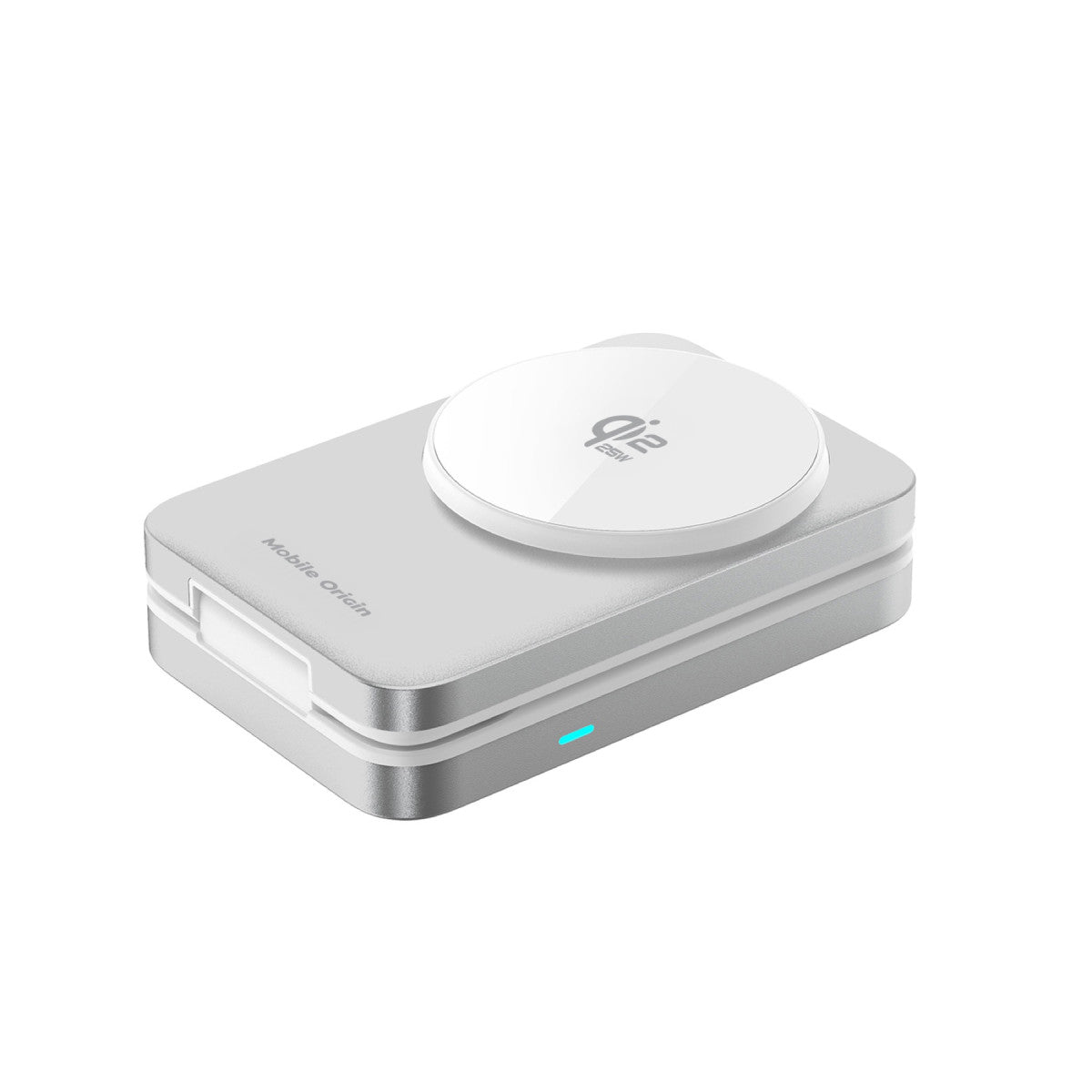 Foldable Charger 3-in-1 MagSafe PW35, Qi2 25W, Silver