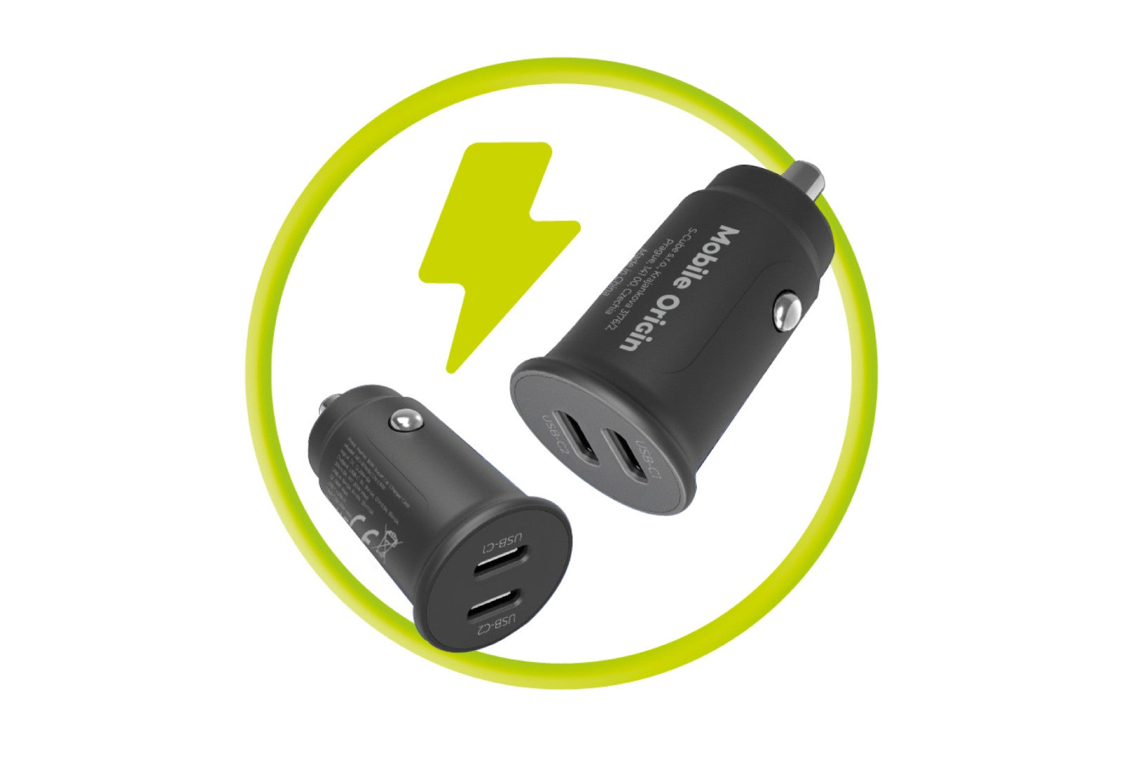 Car Charger 30W CA20 - 2x USB-C