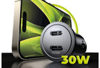 Car Charger 30W CA13 - 2x USB-C