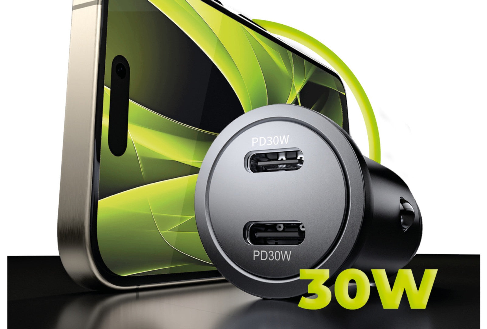 Car Charger 30W CA13 - 2x USB-C