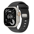 FKM remienok IV pre Apple Watch 42/44/45/46/49mm, Čierna