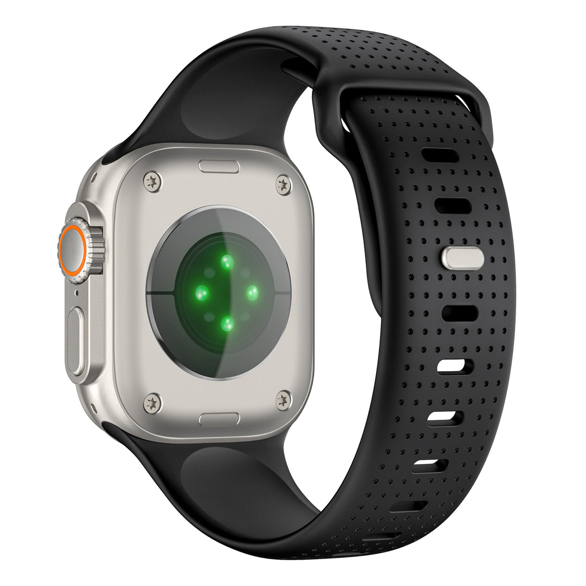 FKM remienok IV pre Apple Watch 42/44/45/46/49mm, Čierna