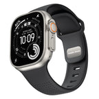 FKM remienok IV pre Apple Watch 42/44/45/46/49mm, Čierna