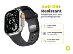 FKM remienok IV pre Apple Watch 42/44/45/46/49mm, Čierna