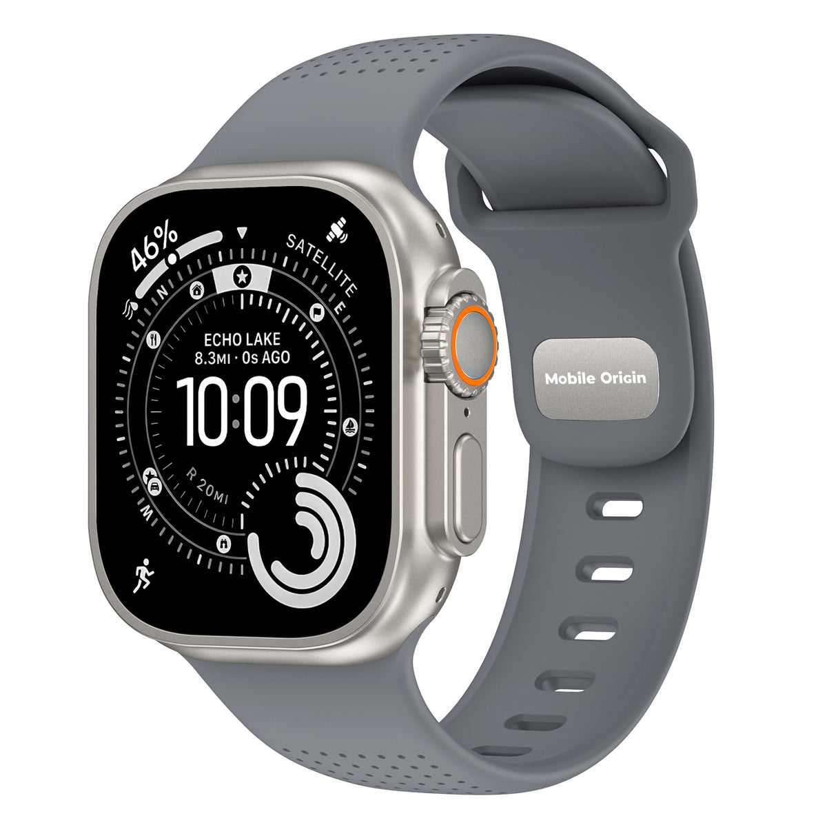 FKM řemínek IV pro Apple Watch 42/44/45/46/49mm, Šedá