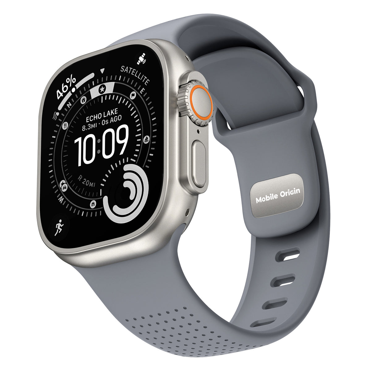 FKM řemínek IV pro Apple Watch 42/44/45/46/49mm, Šedá