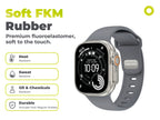 FKM řemínek IV pro Apple Watch 42/44/45/46/49mm, Šedá