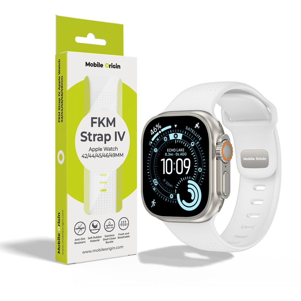 FKM Strap IV for Apple Watch 42/44/45/46/49mm, Luminous Blue