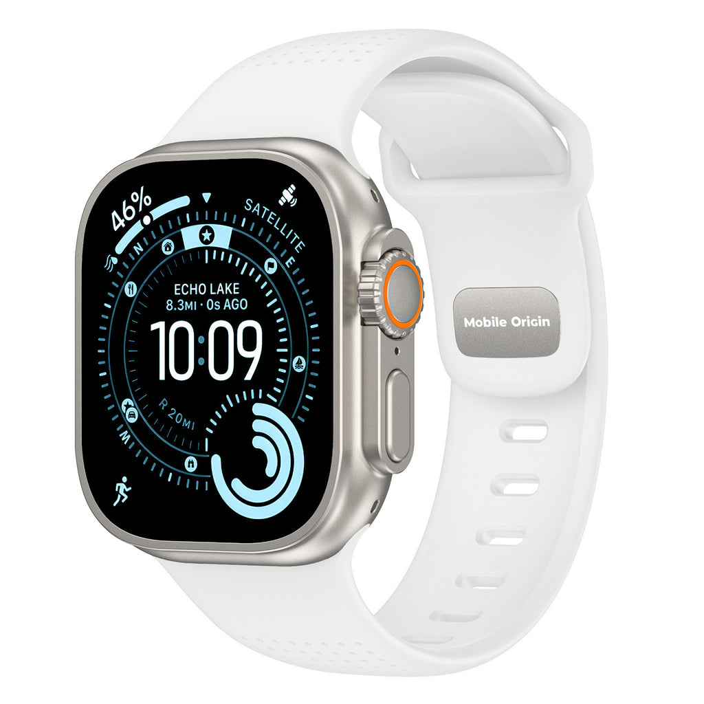 FKM Strap IV for Apple Watch 42/44/45/46/49mm, Luminous Blue