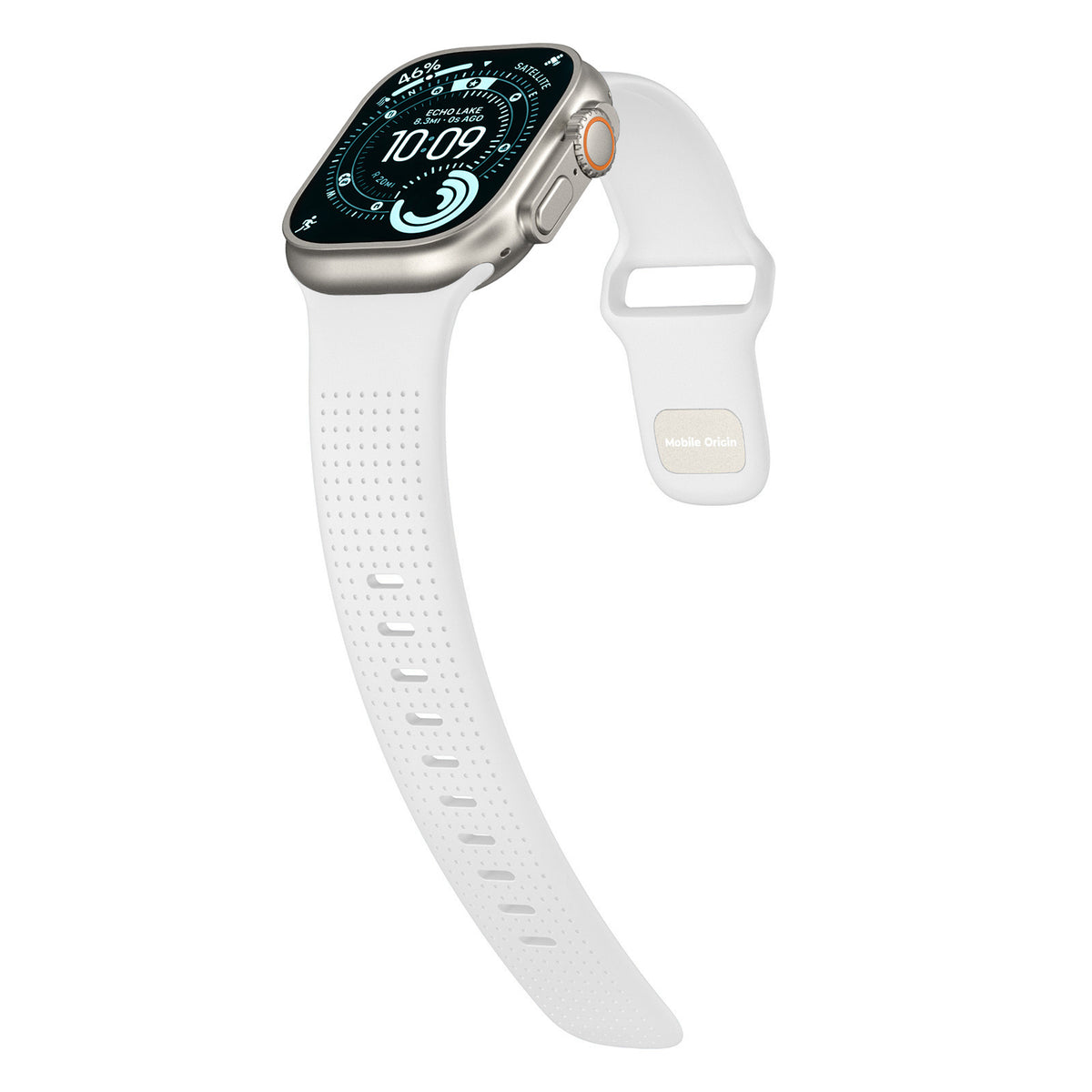 FKM Strap IV for Apple Watch 42/44/45/46/49mm, Luminous Blue