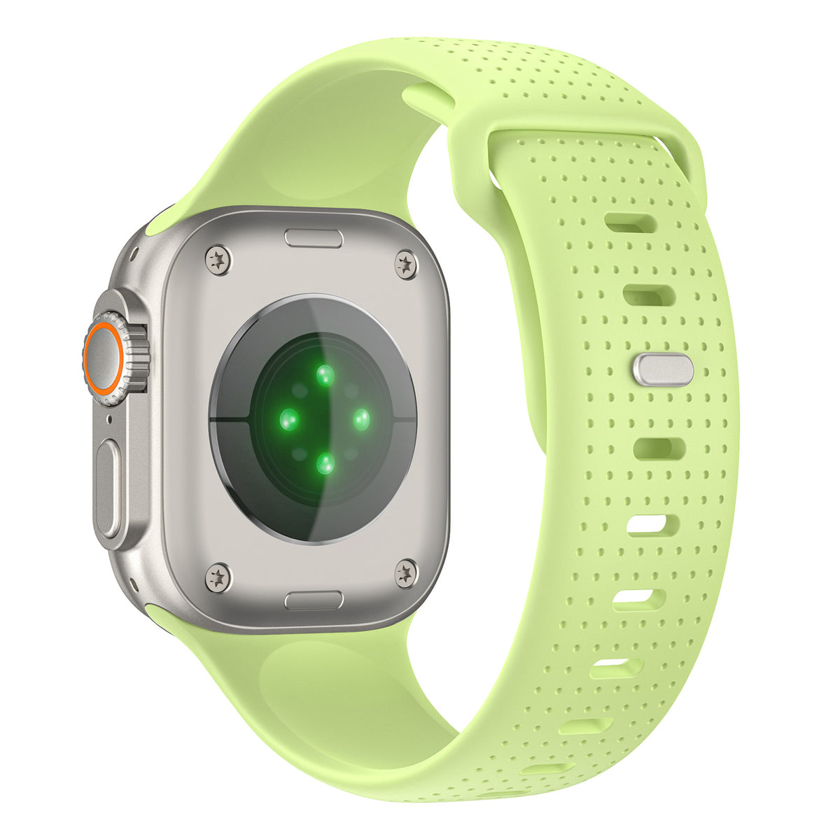 FKM řemínek IV pro Apple Watch 42/44/45/46/49mm, Svítící zelená