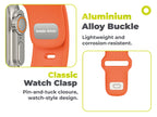 FKM remienok IV pre Apple Watch 42/44/45/46/49mm, Oranžová