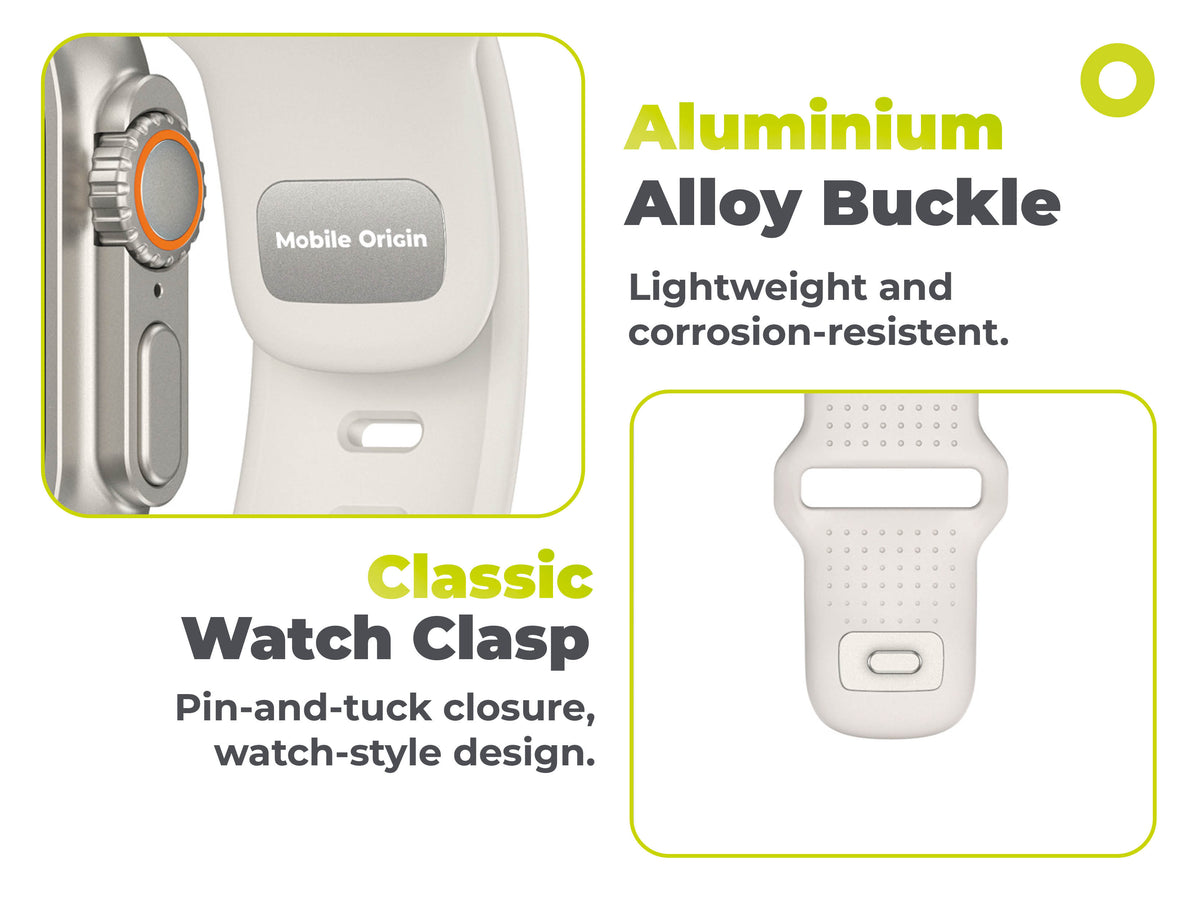 FKM remienok IV pre Apple Watch 42/44/45/46/49mm, Hviezdne biela