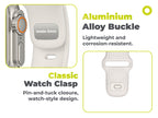 FKM remienok IV pre Apple Watch 42/44/45/46/49mm, Hviezdne biela