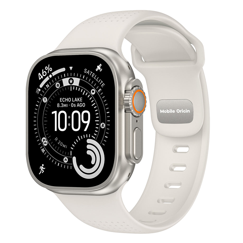 FKM remienok IV pre Apple Watch 42/44/45/46/49mm, Hviezdne biela