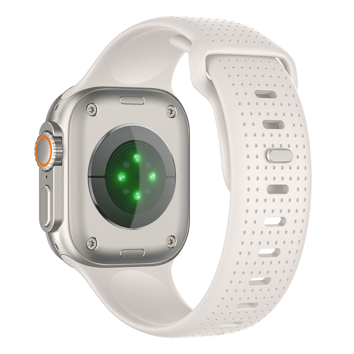 FKM remienok IV pre Apple Watch 42/44/45/46/49mm, Hviezdne biela