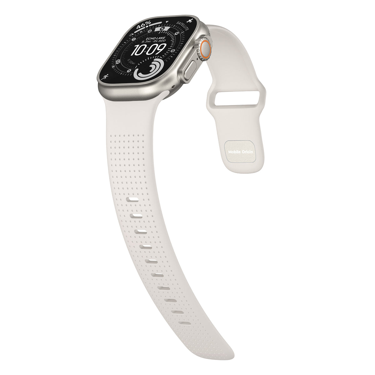 FKM remienok IV pre Apple Watch 42/44/45/46/49mm, Hviezdne biela