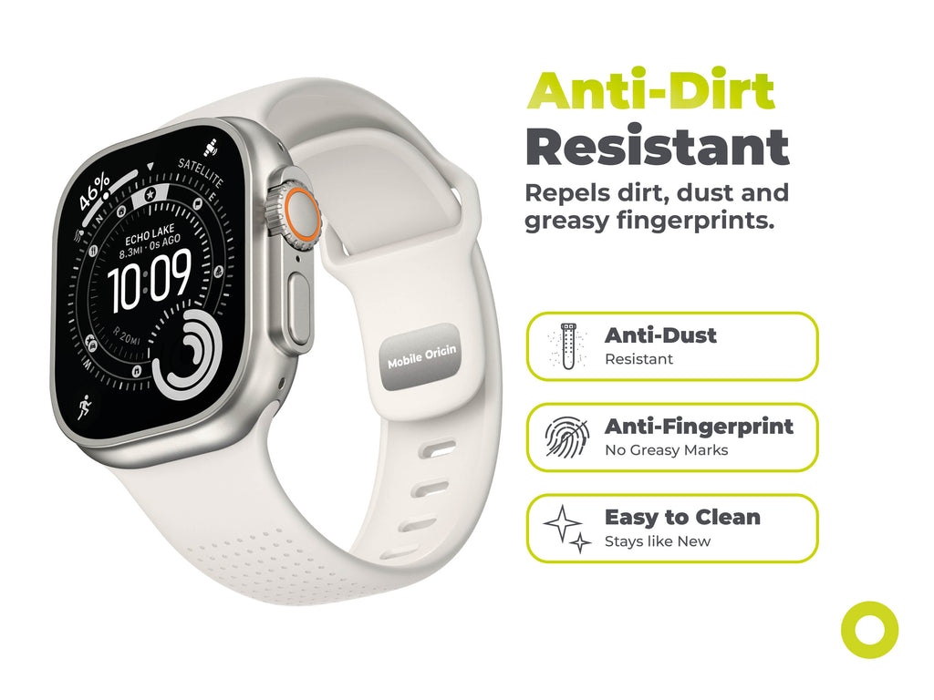 FKM remienok IV pre Apple Watch 42/44/45/46/49mm, Hviezdne biela