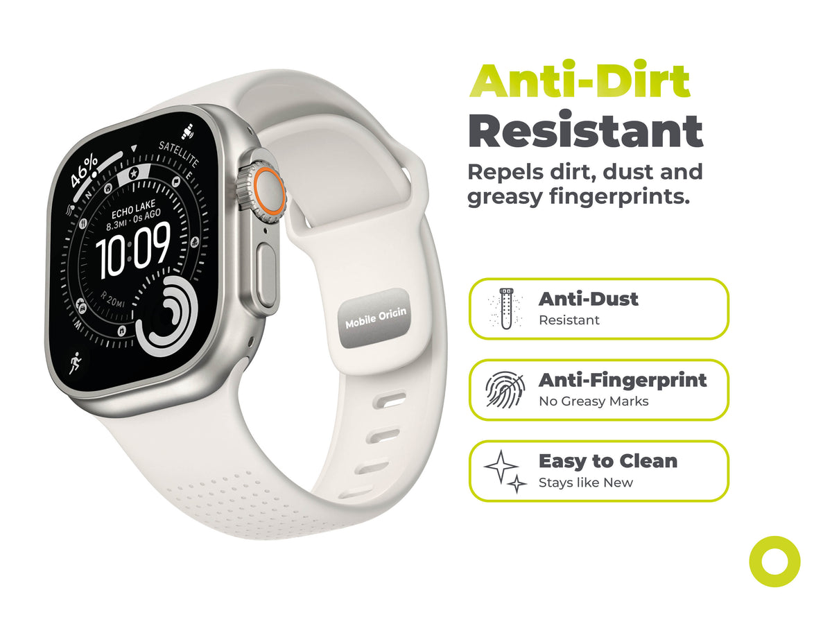 FKM remienok IV pre Apple Watch 42/44/45/46/49mm, Hviezdne biela
