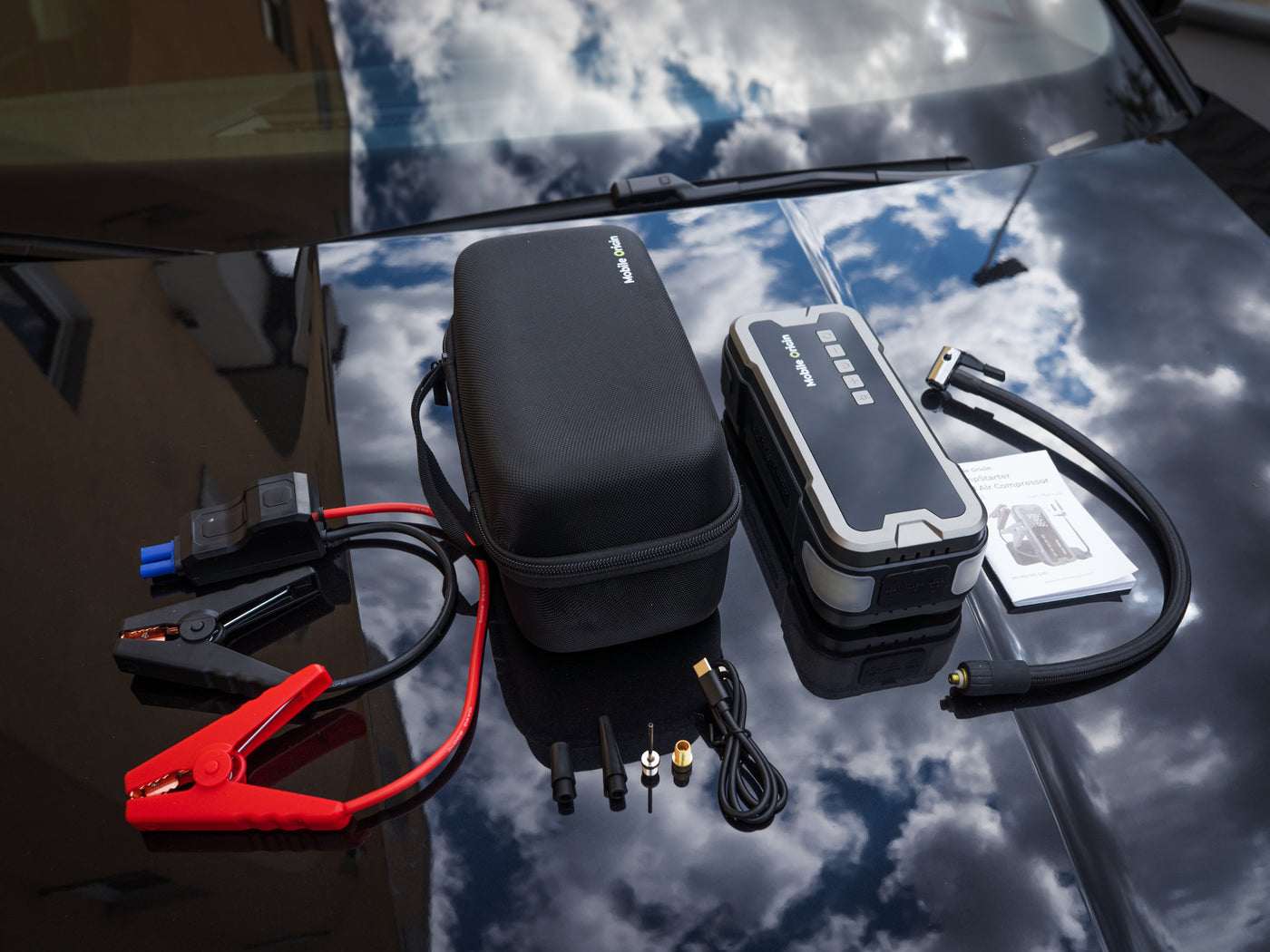 Jump Starter and Air Compressor CA1, with Display