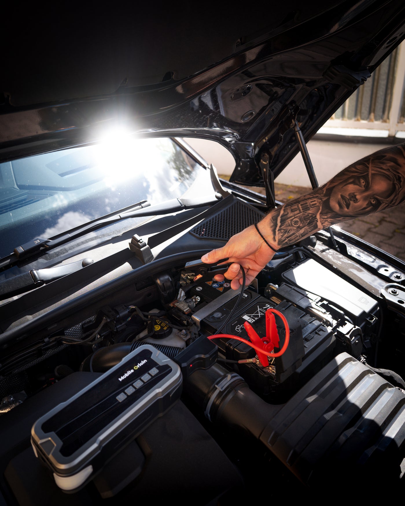Jump Starter and Air Compressor CA1, with Display