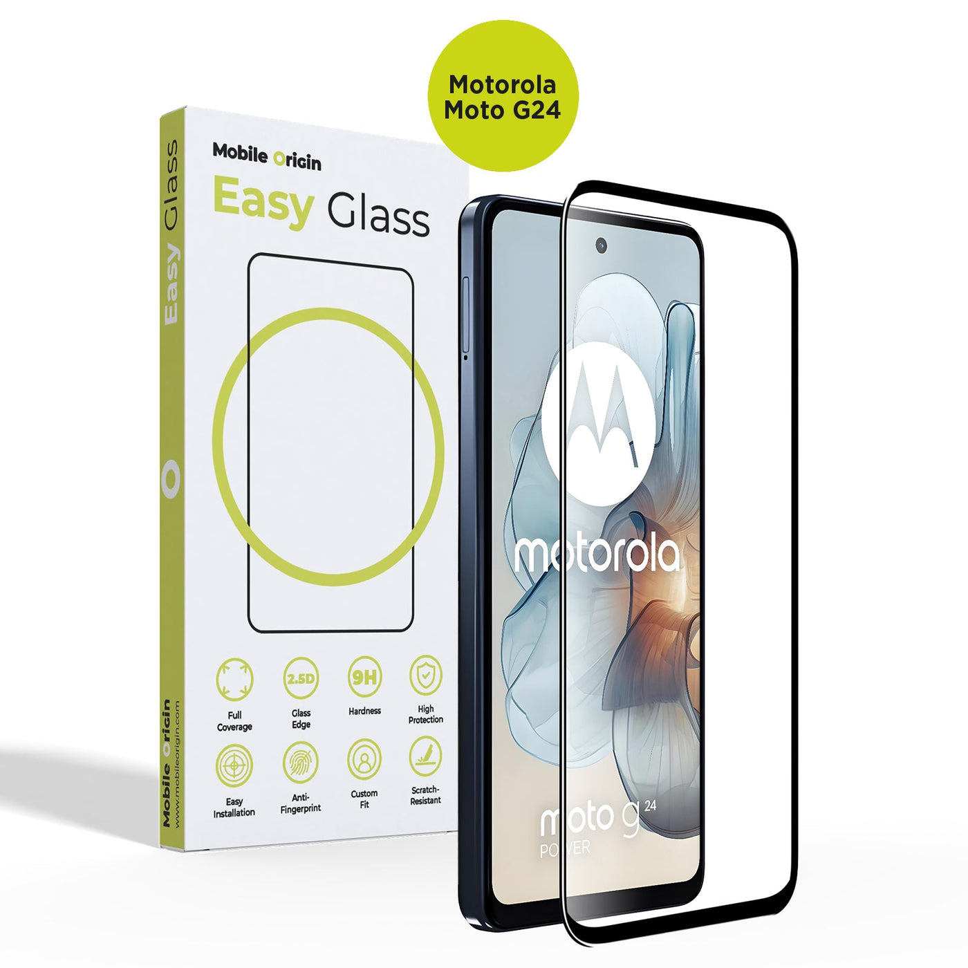 EasyGlass Screen Protector for Motorola Moto G24