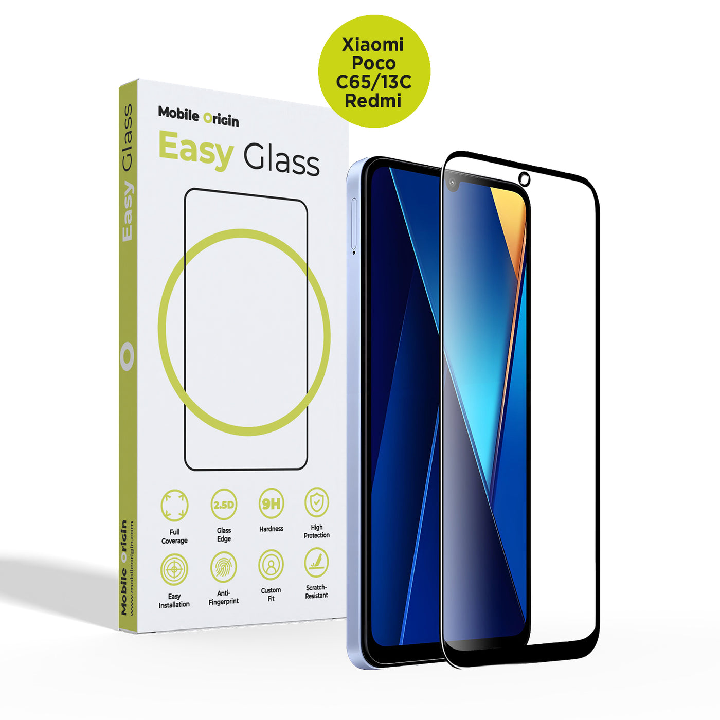 EasyGlass Screen Protector for Xiaomi Poco C65 / Xiaomi Poco 13C Redmi