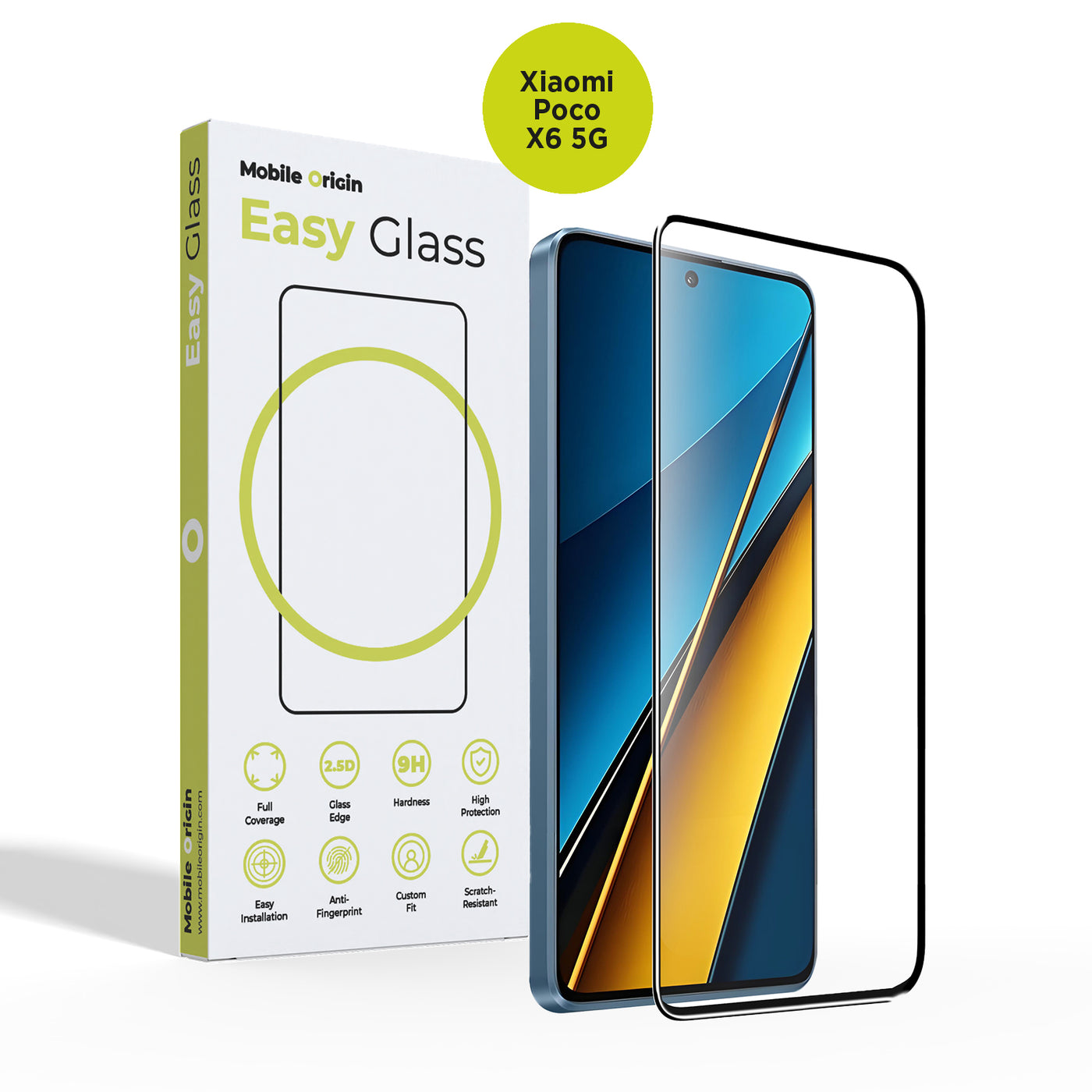 EasyGlass Screen Protector for Xiaomi Poco X6 5G