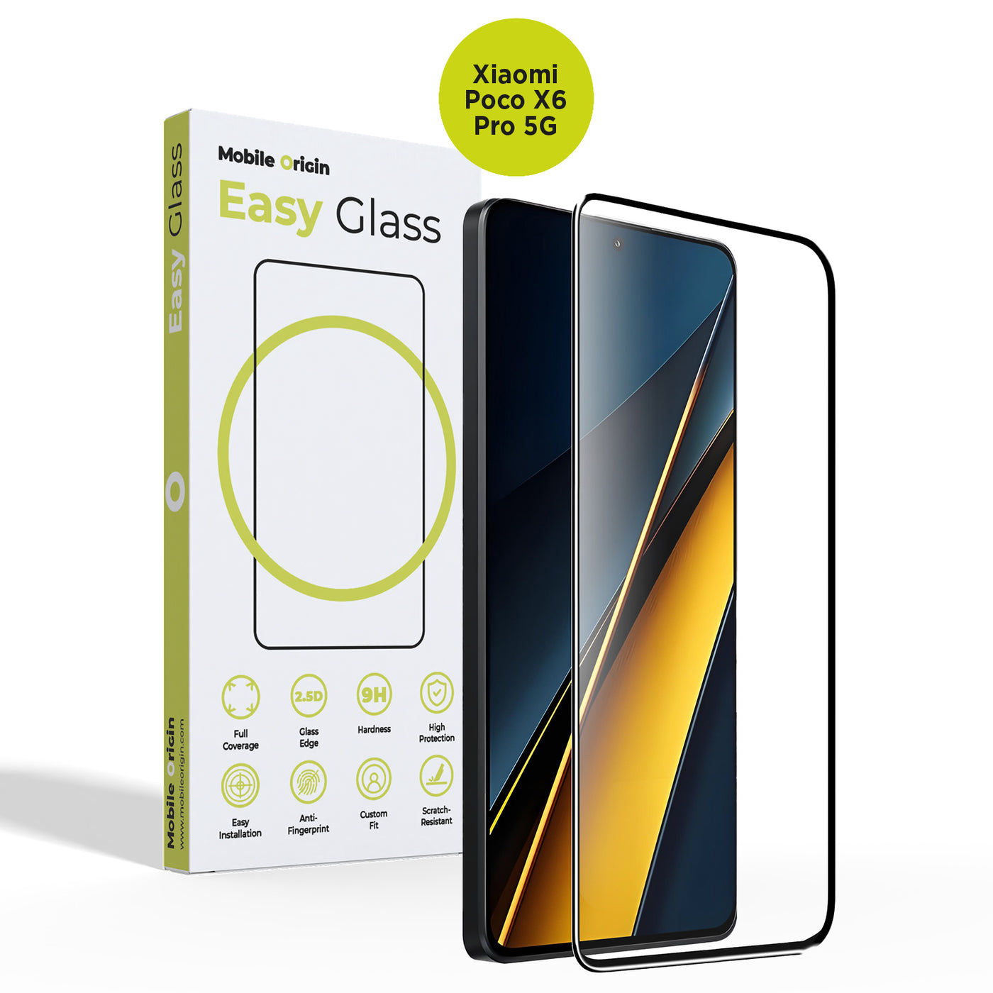 EasyGlass Screen Protector for Xiaomi Poco X6 Pro 5G