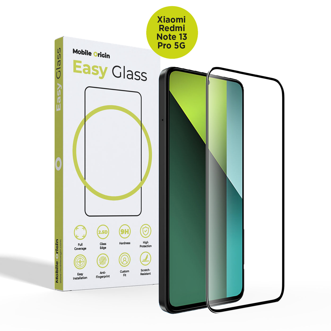 EasyGlass Screen Protector for Xiaomi Redmi Note 13 Pro 5G