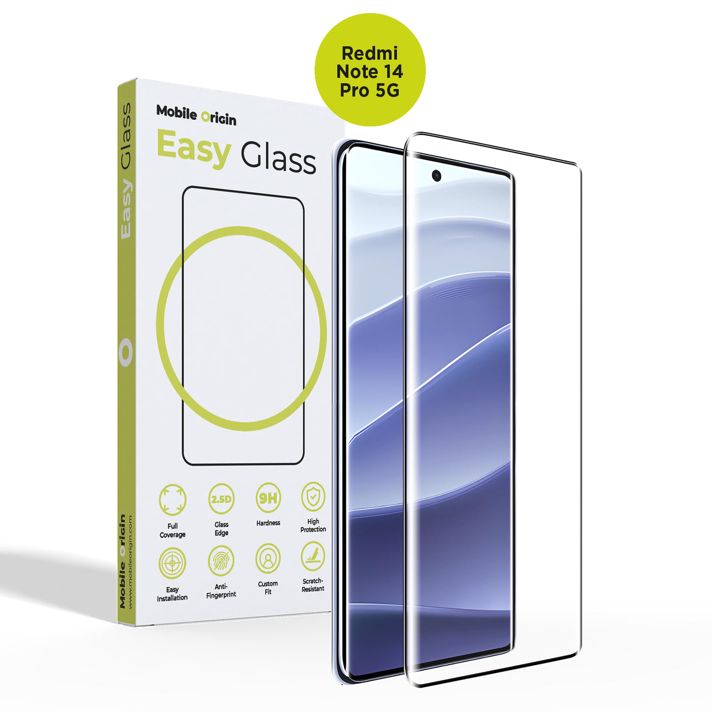 EasyGlass Screen Protector for Xiaomi Redmi Note 14 Pro 5G