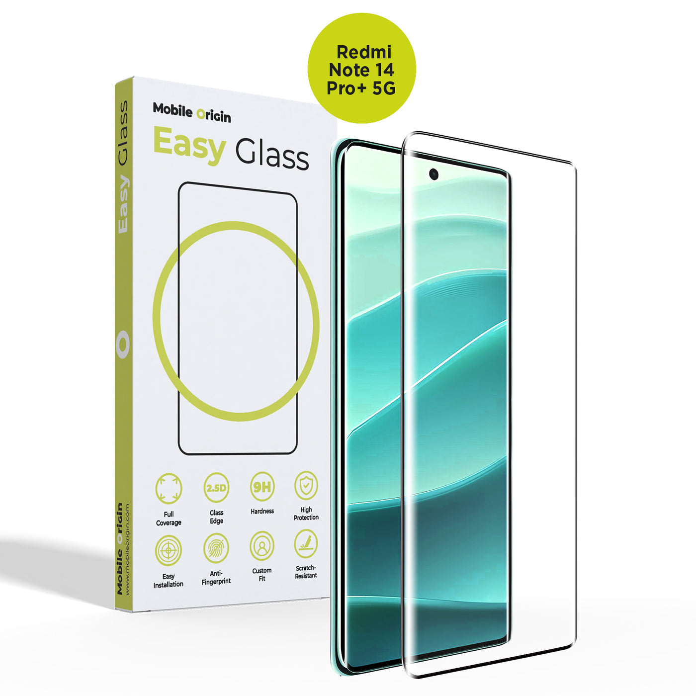 EasyGlass Screen Protector for Xiaomi Redmi Note 14 Pro+ 5G