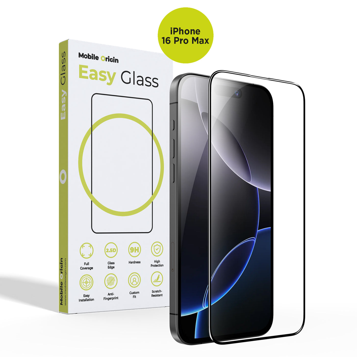 EasyGlass ochranné sklo pre iPhone 16 Pro Max