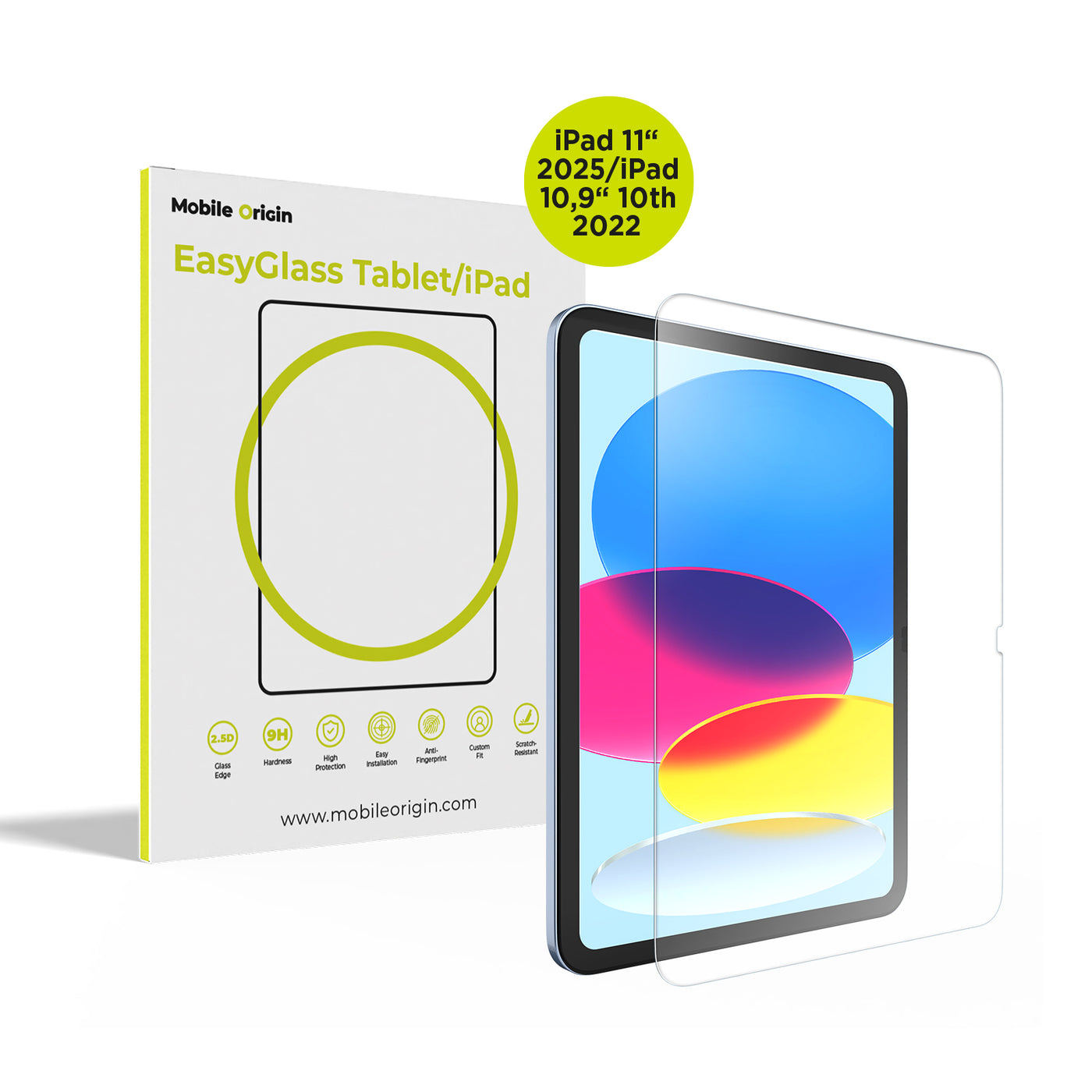 EasyGlass ochranné sklo, pro iPad 11" 2025 / iPad 10.9" 2022 (10. gen.)