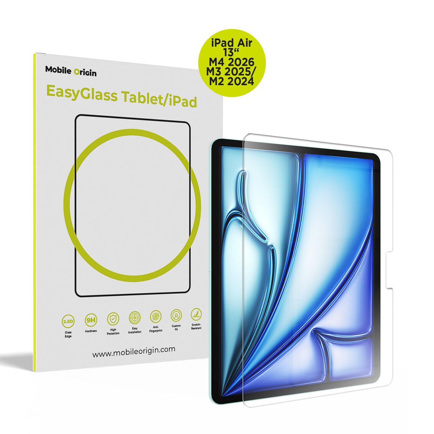 EasyGlass Screen Protector, for iPad Air 13" M2 2024