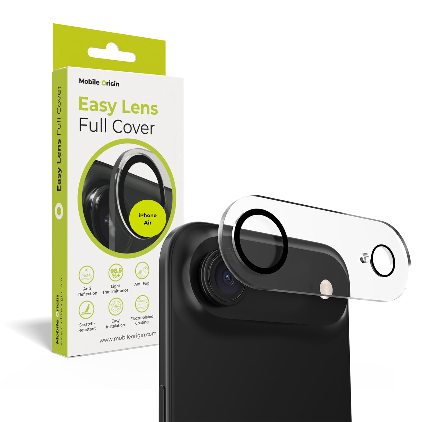 Easy Lens Guard, Full Coverage, for iPhone Air, Clear